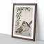 Sparrow Birds and Plants by Ohara Koson - Picture Frame Painting Print-55619676-55619680