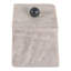 Boîte décorative carrée moderne en marbre avec couvercle pour salon - Organisateur de rangement contemporain, objet décoratif pour entrée - 12,7 cm, beige et brun