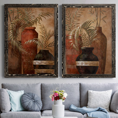 " Exotic Vacation I " 2 Piece Art Color Photography Print