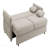 Fabric Pull-Out Sleeper With Storage-89879792