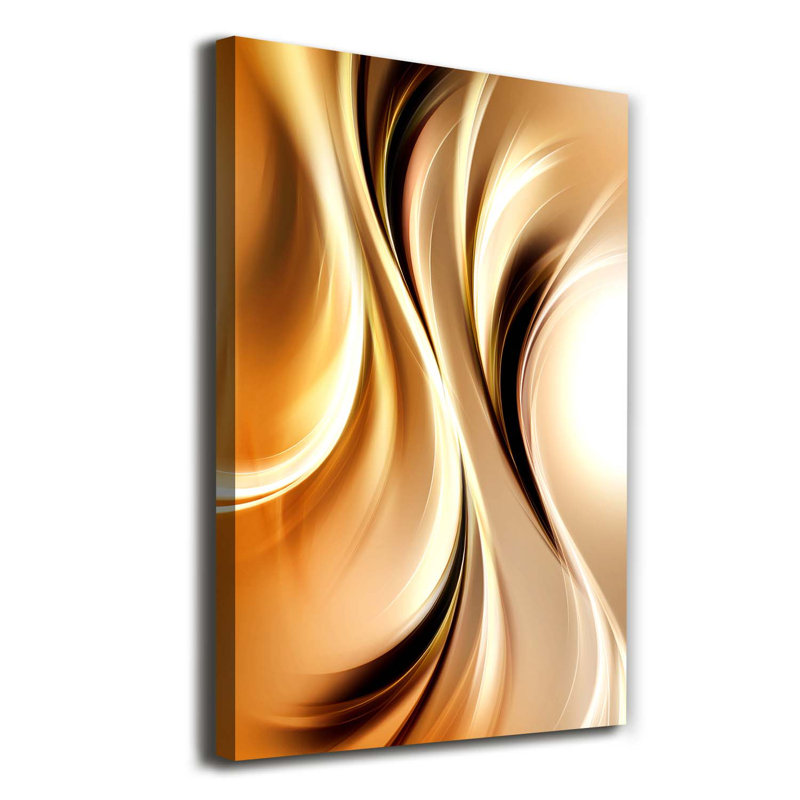 Abstract Waves - Wrapped Canvas Print
