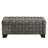 Lindo Walnut Finish Woven Bench - Fabric Woven-1880683497