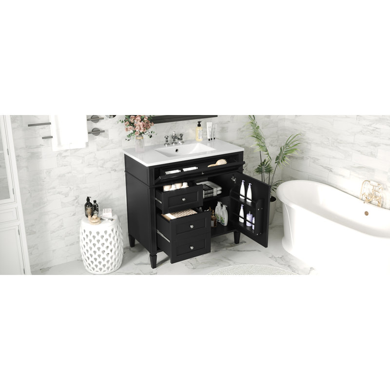 Meuble-lavabo 36 po avec lavabo supérieur