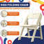 Chaise pliante beige pour enfants - Chaise légère pour tout-petits portative pour l'intérieur et l'extérieur, camping, plage et pelouse (ensemble de 2)-1669846301