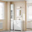Shikeem Freestanding Linen Cabinet