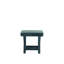 Banc d'appoint rembourré en velours