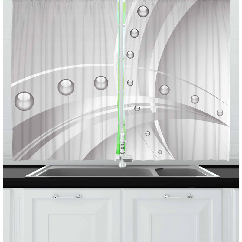 Pointed Kitchen Curtain