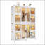Garde-robe portable durable avec 12 portes magnétiques et 12 cubes, idéale pour le rangement organisé et l'efficacité de l'espace