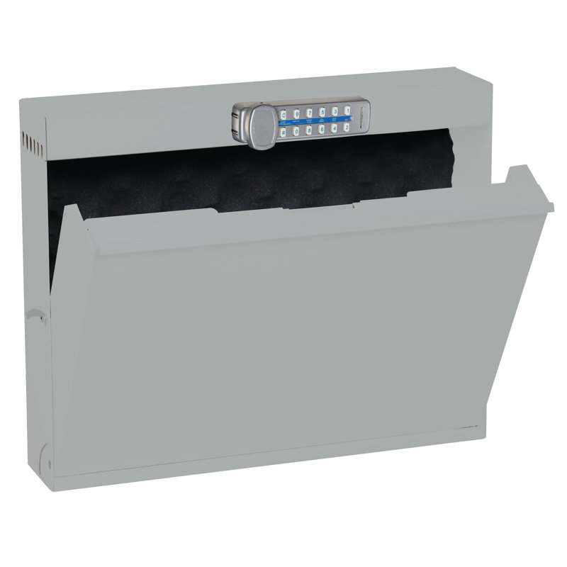Casier de 18 po de largeur, Gris clair