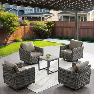 Nazime Ekon Patio Chair with Cushions