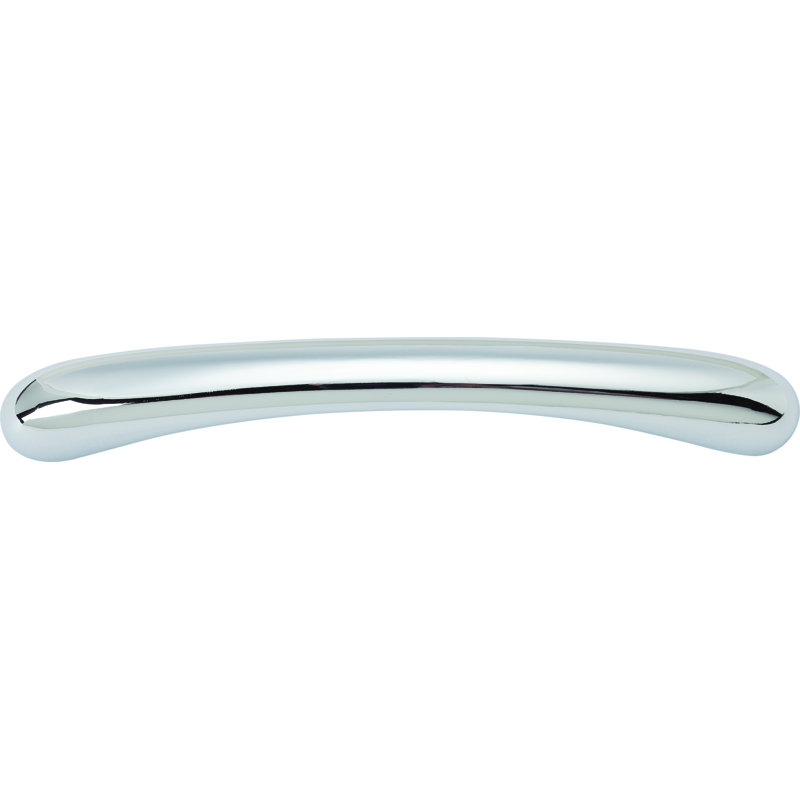 Bridge 5 1/16" Center to Center Bar pull, 3 3/4", Polished Chrome