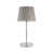 Brushed Steel Base/Grey Shade