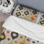 Ensemble de housse de couette orange noir Midcentury Charm IV - Midcentury-109174294