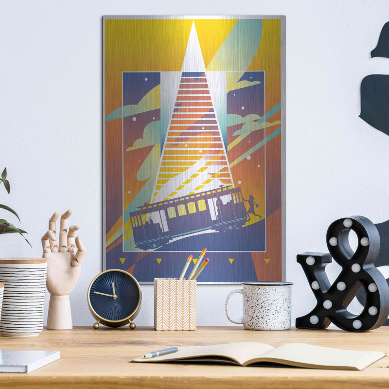 "San Francisco" par David Chestnutt, H 16 po x l 12 po