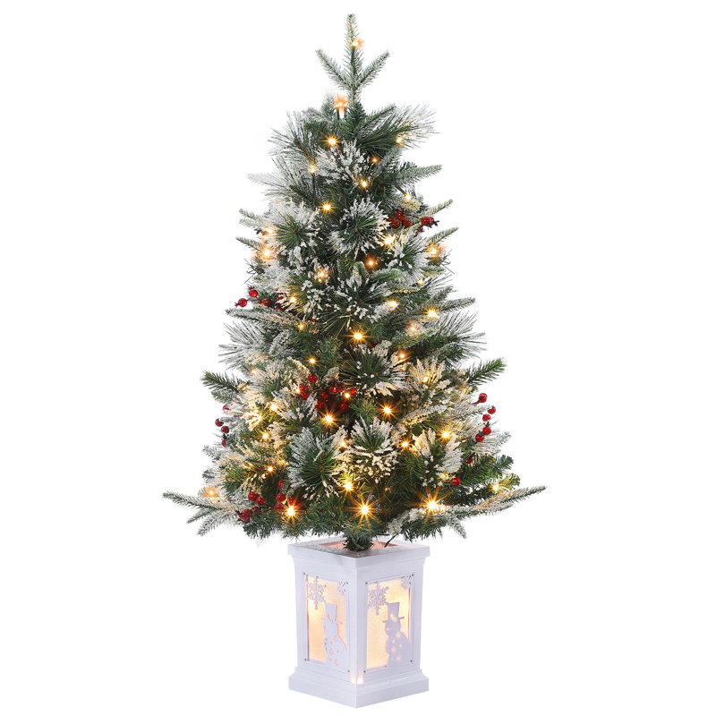 Arbre de Noël artificiel éclairé 36 pi