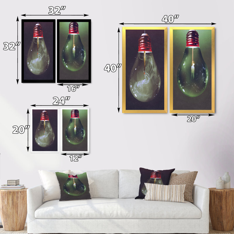 Jeu vidéo, ensemble de 2 impressions sur toile, H 32 po x l 32 po x P 1 po, Cadre photo doré