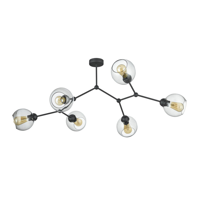 Aradale Glass Semi Flush Mount