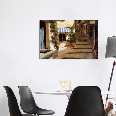 Au Coeur Du Village by Gilles Archambault - Wrapped Canvas Painting