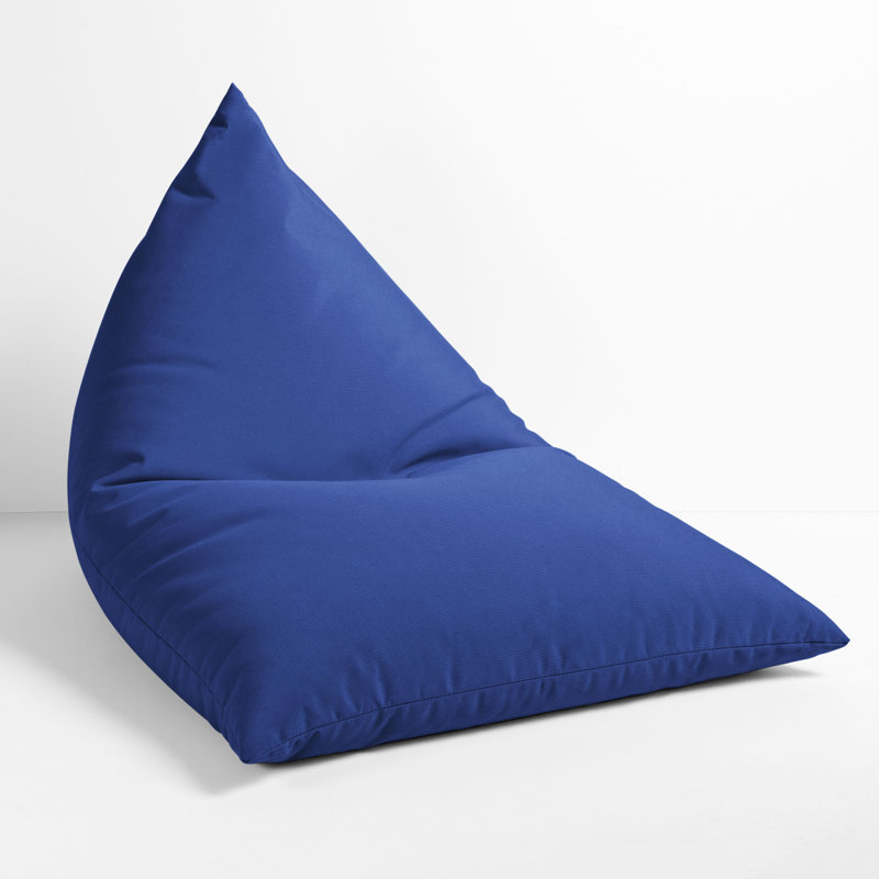 Sunbrella® Outdoor Friendly Bean Bag Lounger, Blue 100% Acrylic