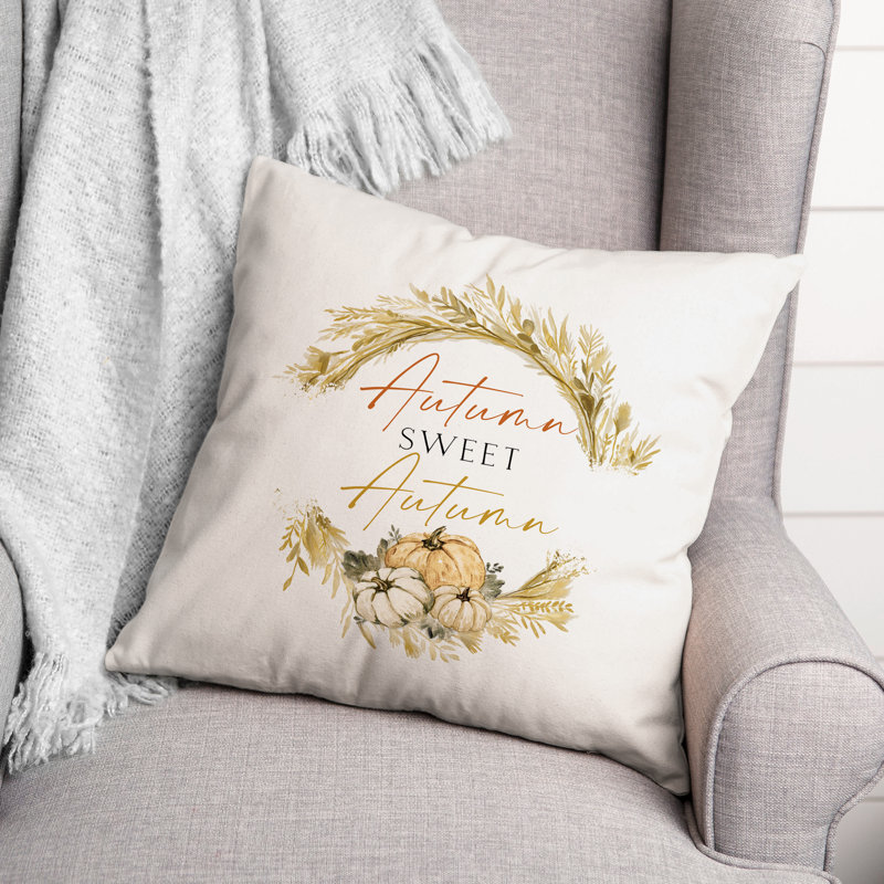 Reversible Throw Pillow, 18" x 18"