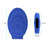 Kymya Radiant Blue Ribbed Ceramic Vase-1523837208