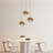 Deshawna 1 - Light Brushed Brass LED Single Pendant