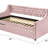Lianna Pink Velvet Daybed W/Trundle (Daybed)