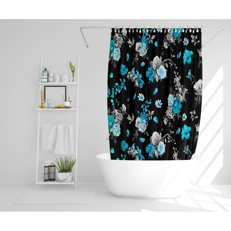 Kunigunde Polyester Shower Curtain Set, 168cm H x 168cm W