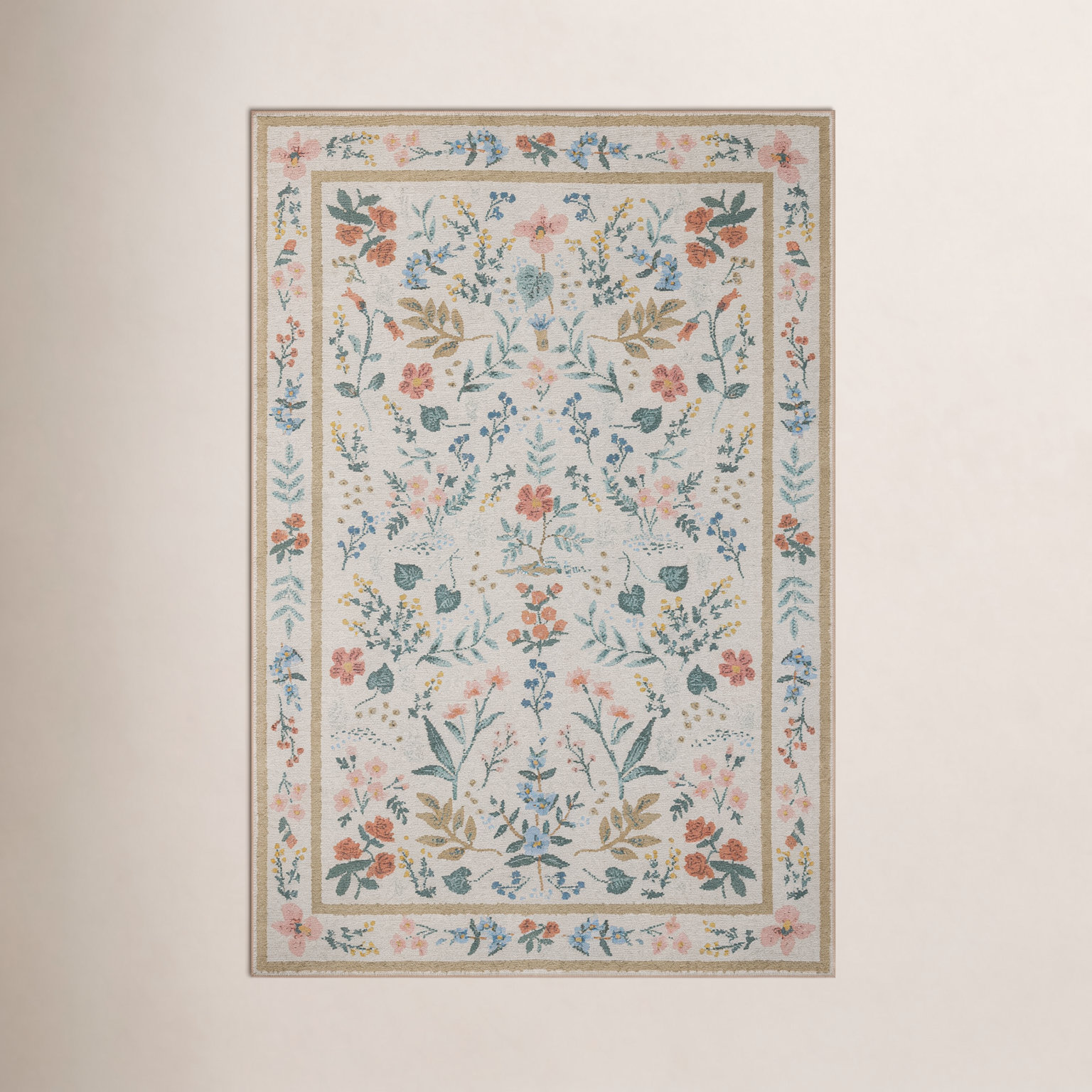 Wildwood Cream Area Rug, Rectangle 2'3" x 3'9", Cream