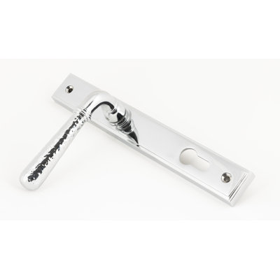 Hammered Newbury Lock Door Handle
