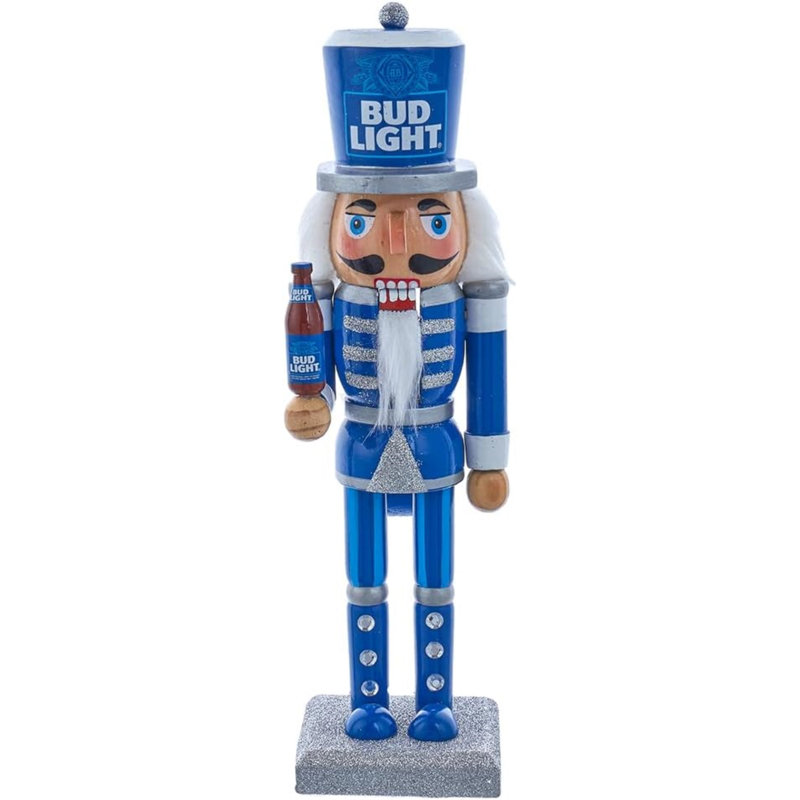 Casse-noisettes en bois Kurt Adler, Budweiser Bud Light, 10 po