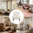 Sherpa Upholstered Accent Lounge Chair With Wood Leg-1994757618