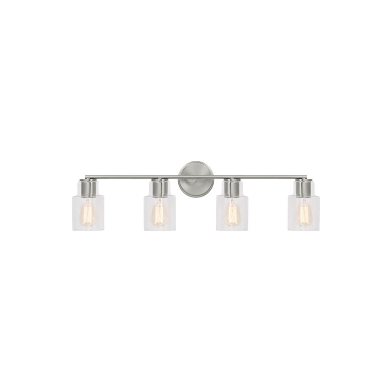 Sayward Vanity Light, Brushed Steel, 4