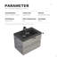 Meuble-lavabo flottant de 30 po avec lavabo, armoire de rangement murale avec lavabo à quartz noir et tiroirs à fermeture en douceur entièrement assemblés-131994127