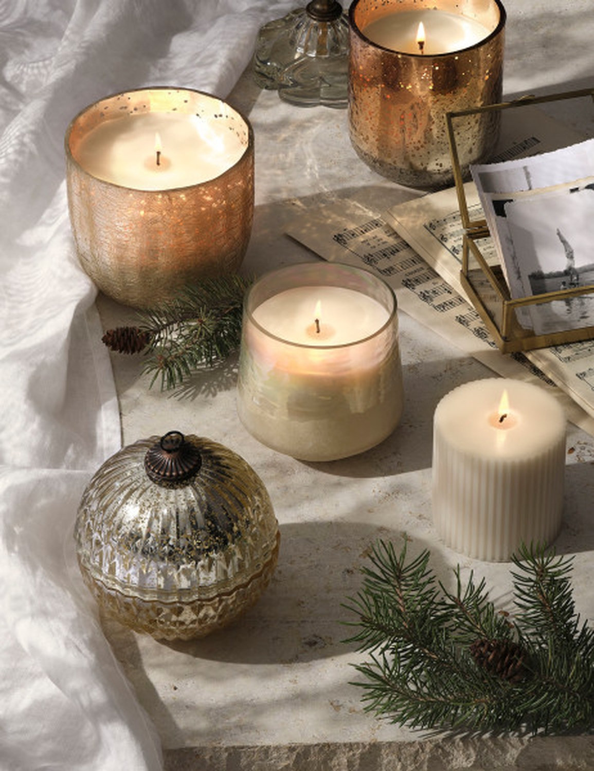 Caz Scented Jar Candle, Glass Ornament