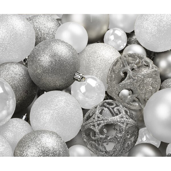 Classic Christmas Ornaments Balls,1.2 Shatterproof Plastic