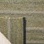 Chiginagak Striped Handmade Flatweave Cotton Green Area Rug-16765850