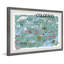 Colorado Map Destinations - Cadre photo, reproduction d'art sur papier-971242980