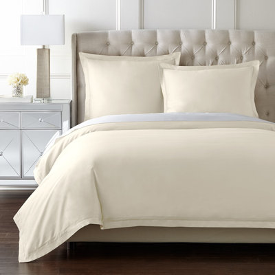 Yalda Egyptian Certified Cotton Modern 3 Piece Duvet Cover Set
