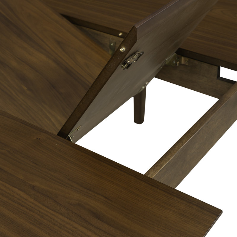  Ensemble de table de salle à manger avec pieds fuselés et 4 chaises rembourrées Didmarton, 5 pièces: table, 4 chaises