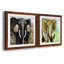 Majestic Encounter - Ensemble de 2 peintures encadrées-590239127-590239130