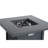 Powdercoated Metal Fire Pit With Smoked Glass Top-37598127