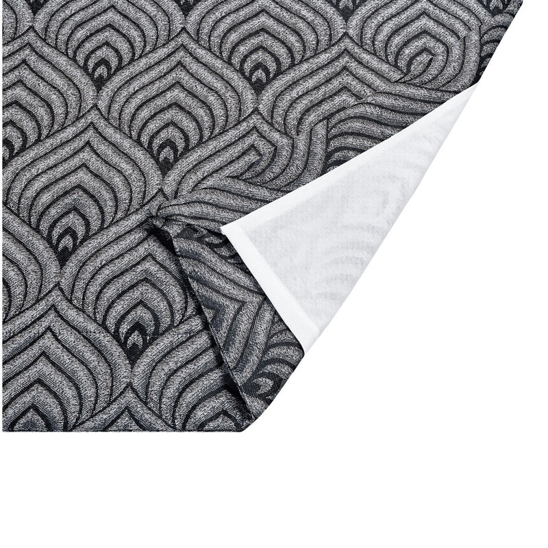 Annelise Room Darkening Pair, Grey/White, 116.84 W x 182.88 D cm
