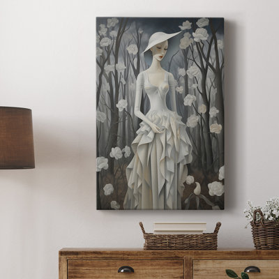 WOMEN Series DLxxix - Toile tendue avec châssis de qualité supérieure - Prêt à être accroché
