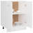 vidaXL Bottom Cabinet Lyon White Engineered Wood 23.6x18.1x32.0 in-796693420