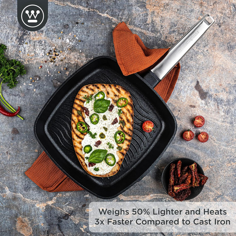 Non-Stick Aluminum Grill Pan / Griddle Set