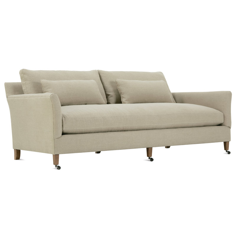 Bruges 87'' Sofa, Tan Linen Blend