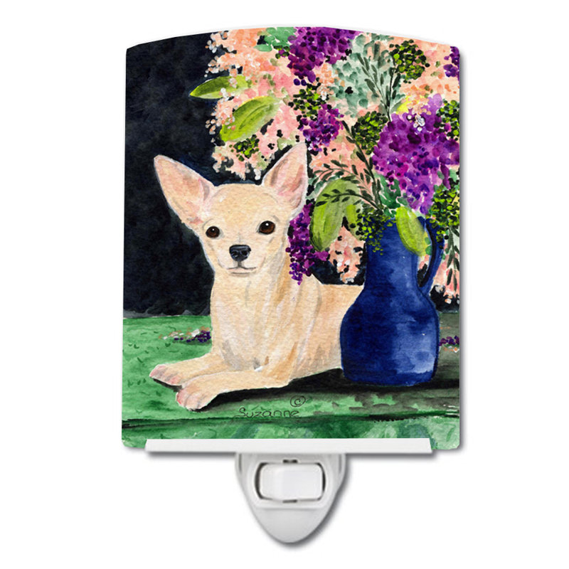 Chihuahua Ceramic Night Light