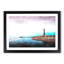 Blackpool Tower & Beach Painting - Single Picture Frame Print on MDF-56633906-56633907