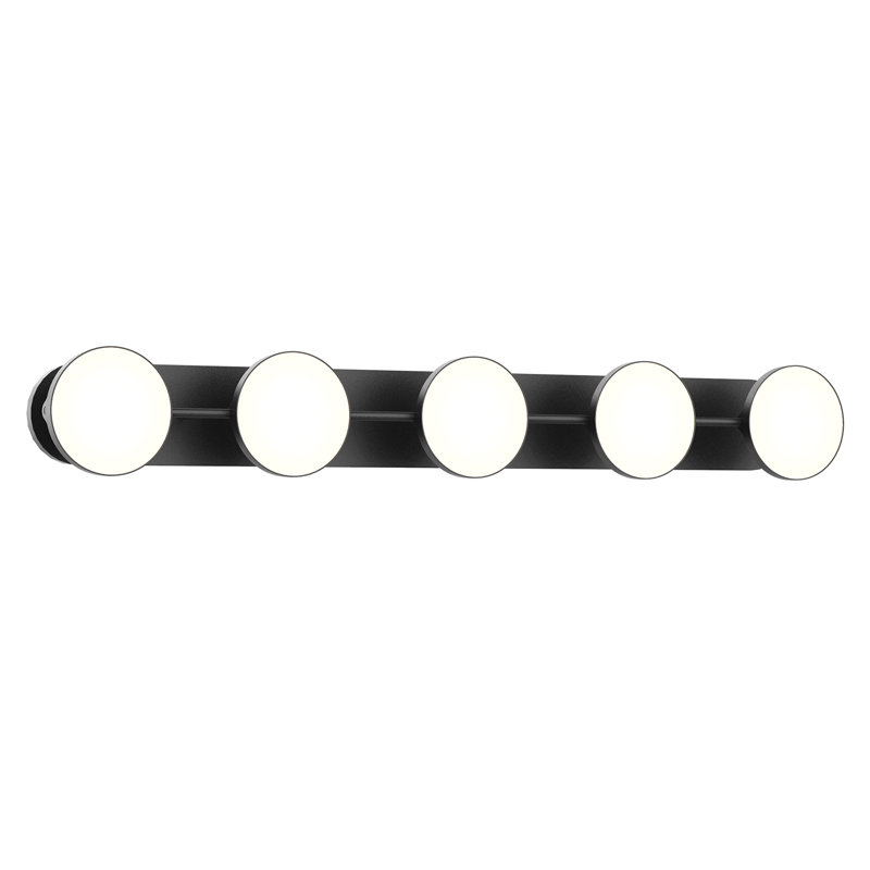 Black Outdoor Dimmable Direct Wired LED Vanity Light